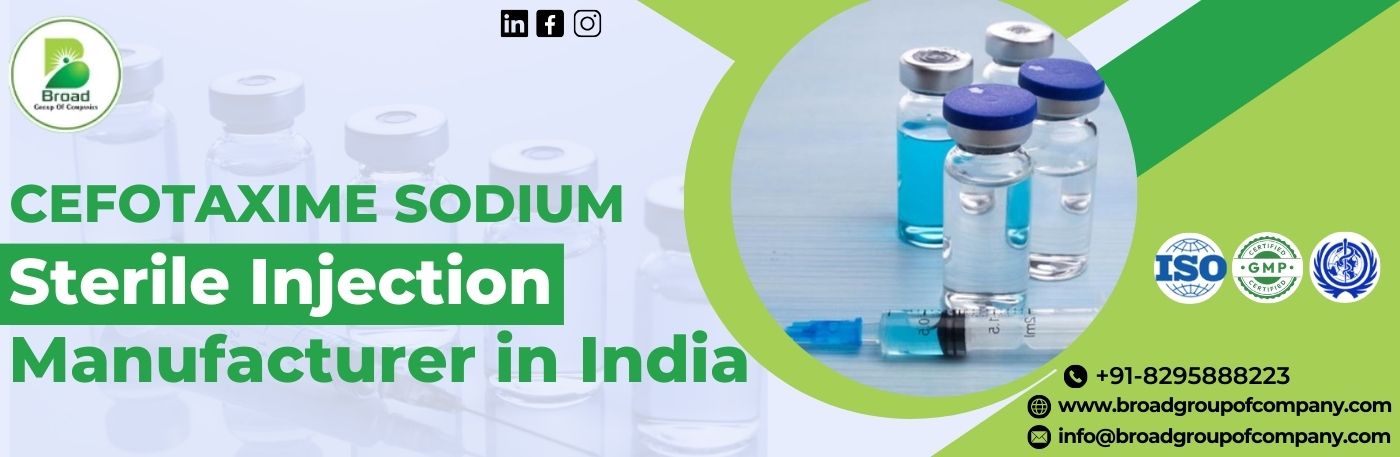 Cefotaxime Sodium Sterile injection Manufacturer