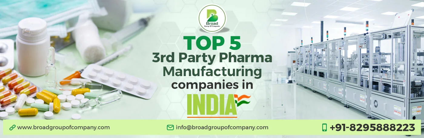 Top 5 Third Party Pharma Manufacturing Companies in India