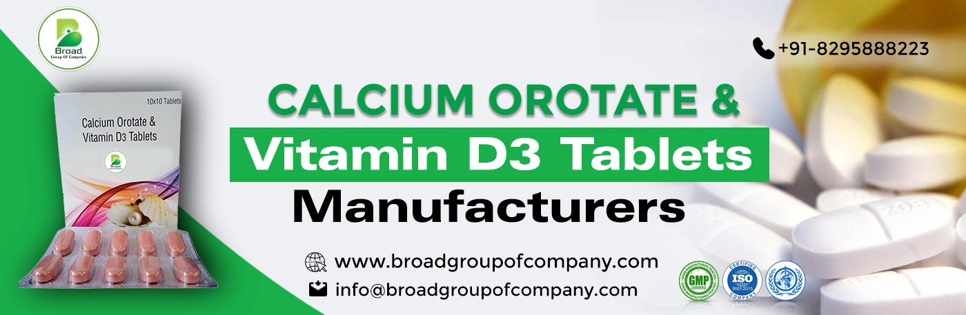 calcium orotate & vitamin D3 tablet manufacturers